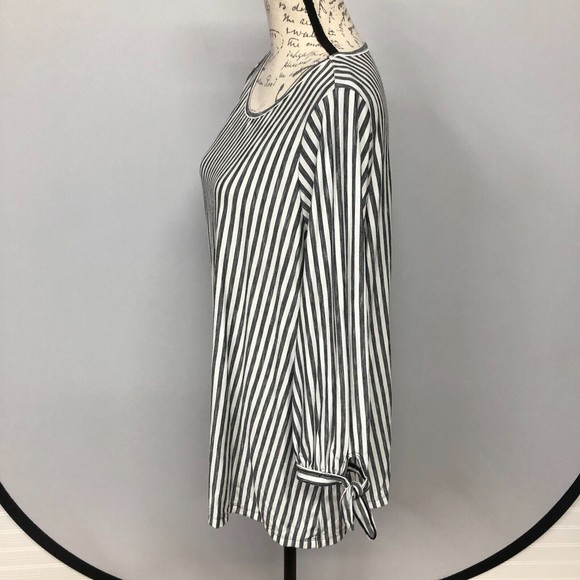 Max Studio Women 3/4 Sleeve Blouse Top Shirt Plus Size 1X Stripes M015 -19 - Picture 10 of 13